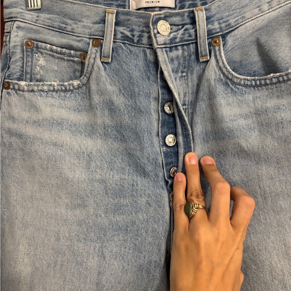 Agolde Riley crop distressed - Picture 3 of 4